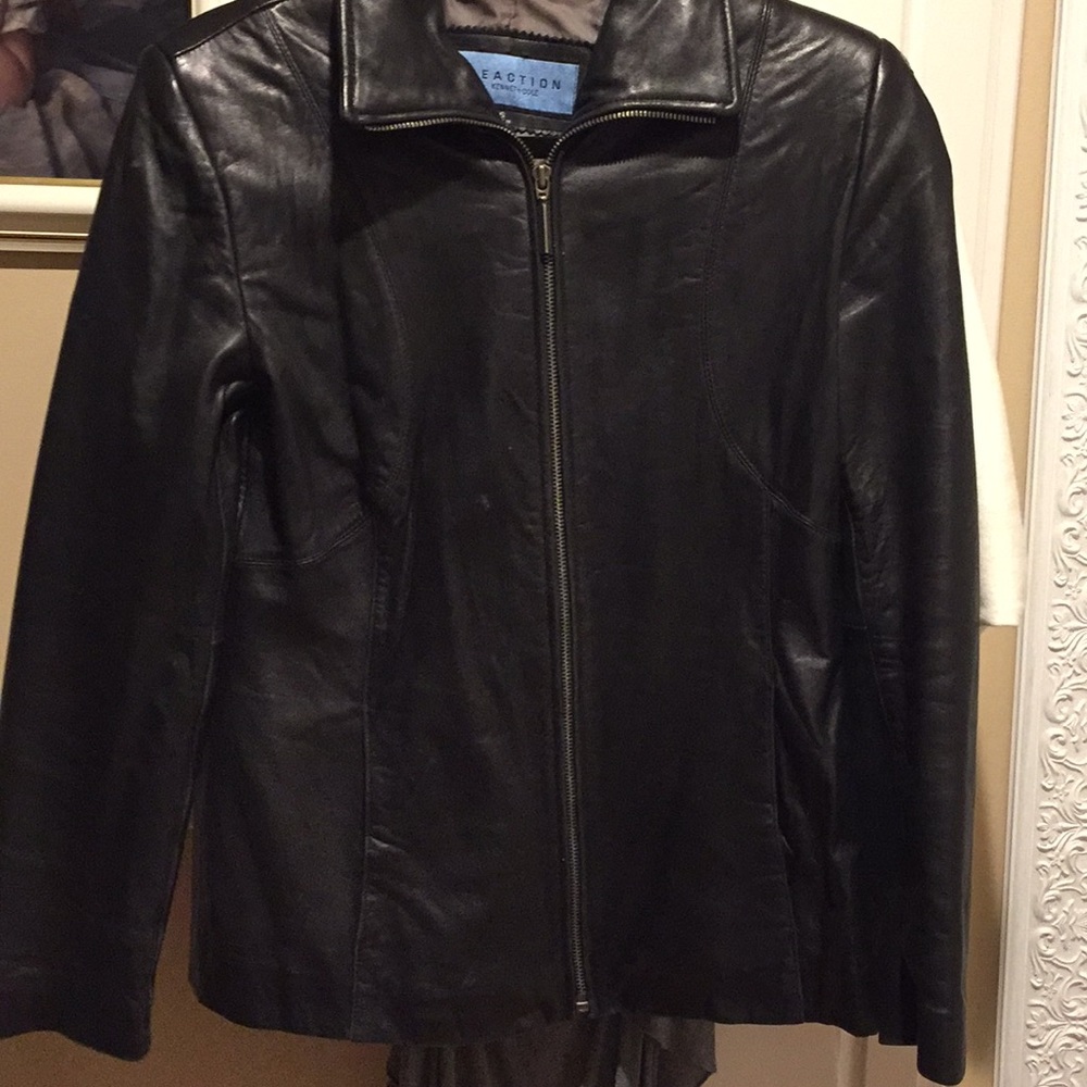 Woman's Black leather jacket